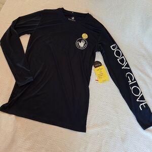 Body Glove Navy Long Sleeve Shirt With SPF. NWT Size Small